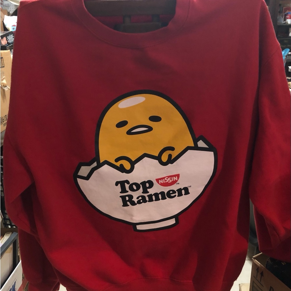 Sanrio Gudetama Red Sweatshirt